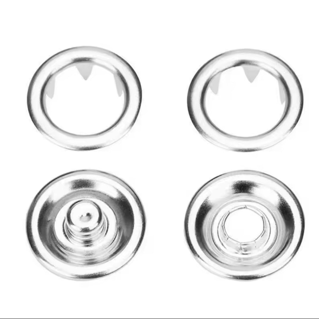 Sets Snap Fasteners Kit Tool, Metal Snap Buttons Rings with Fastener Pliers Press Tool Kit for Clothing Sewing