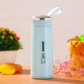 400ML Portable Double Walled Glass Water Bottle Travel Office Home Student Creative Water Cup Coffee Juice Milk Cup Water Bottle