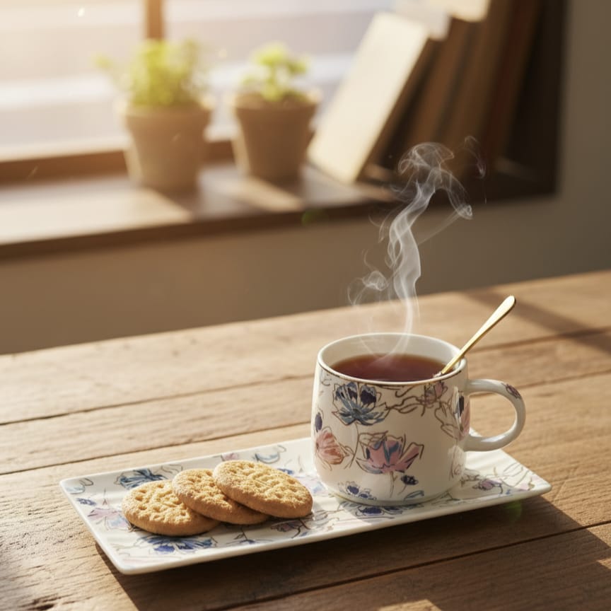 Porcelain Coffee  Cup Spoon &amp; Saucer
