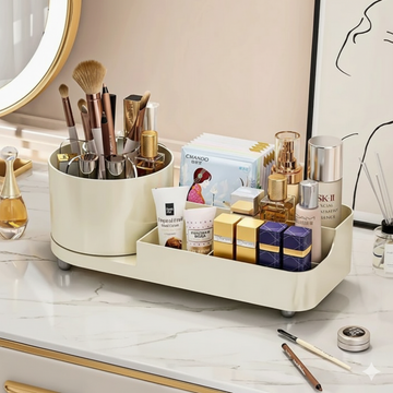 Cosmetic Storage Box Organizer Brush Storage Case Makeup Container Multi-grid Lipstick Case Compartment Case Desktop pen Holder