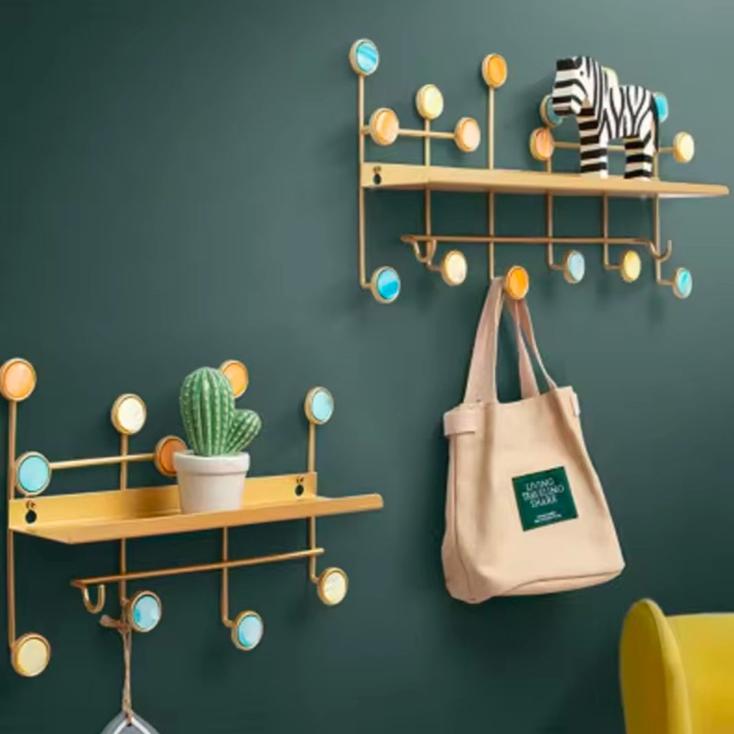 Metal Stainless Hook Hanger Wall Hooks For Clothes Coat Hat Bag Towel Bedroom Living Room Key Holder Rack Nordic Wall Decor