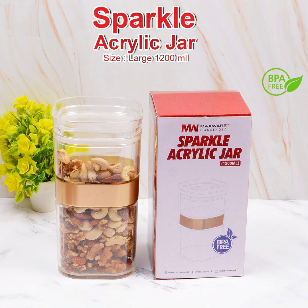 Sparkle Acrylic JAR 1200 ML