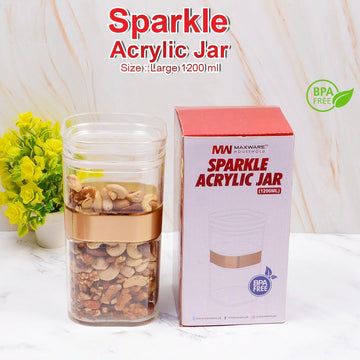 Sparkle Acrylic JAR 1200 ML