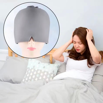 Relief Headgear Migraine Relief Cap Gel Ice Cap Cold Compress Therapy Cap Ice Head Wrap Pack Eye Mask For Pressure Relieve Pain