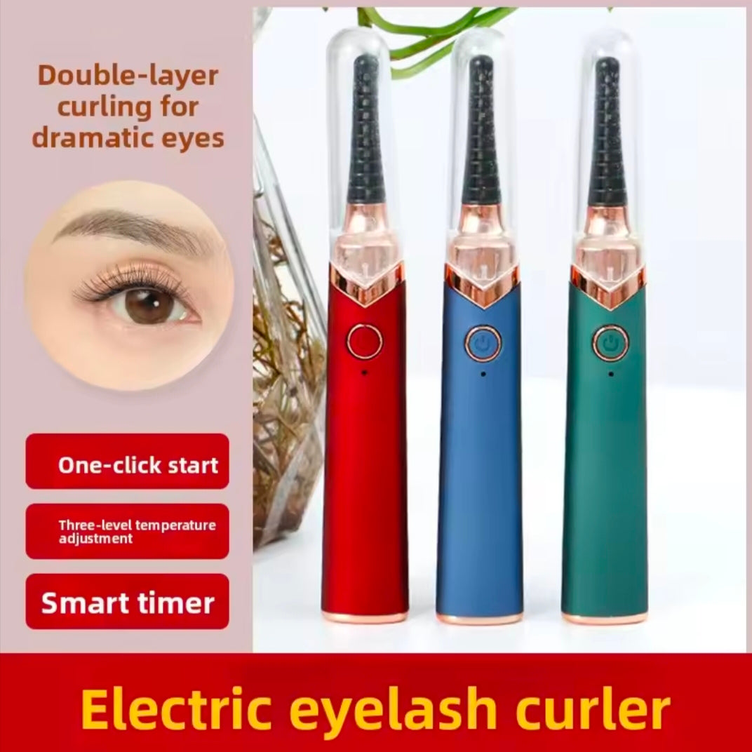 New Electric Eyelash Curler lon Home Heating Curler Permanent Styling Electric Hair Curler Heating Long-lasting Fixing