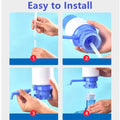 Hand Press Pump Outdoor Drinking Water Water Filters for Bottled Water Dispenser 5-6 Gal Home Office Kitchen and Home Use