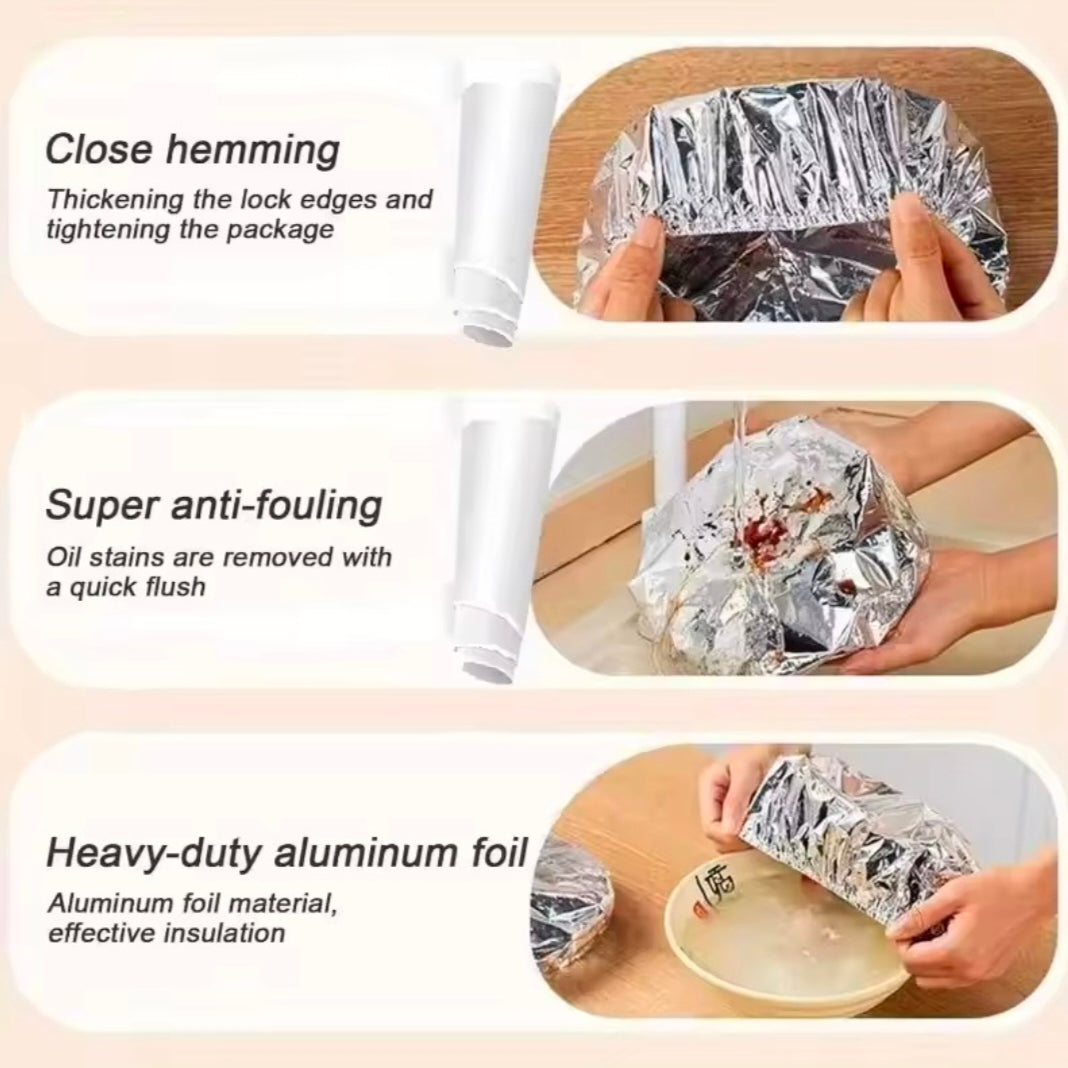 Reusable Aluminum Foil Lid Food Grade Heat Insulated Bowl Cover for Fruits Meals Dustproof Insect-Proof KeepsFood Warm and Fresh (pack of 10)