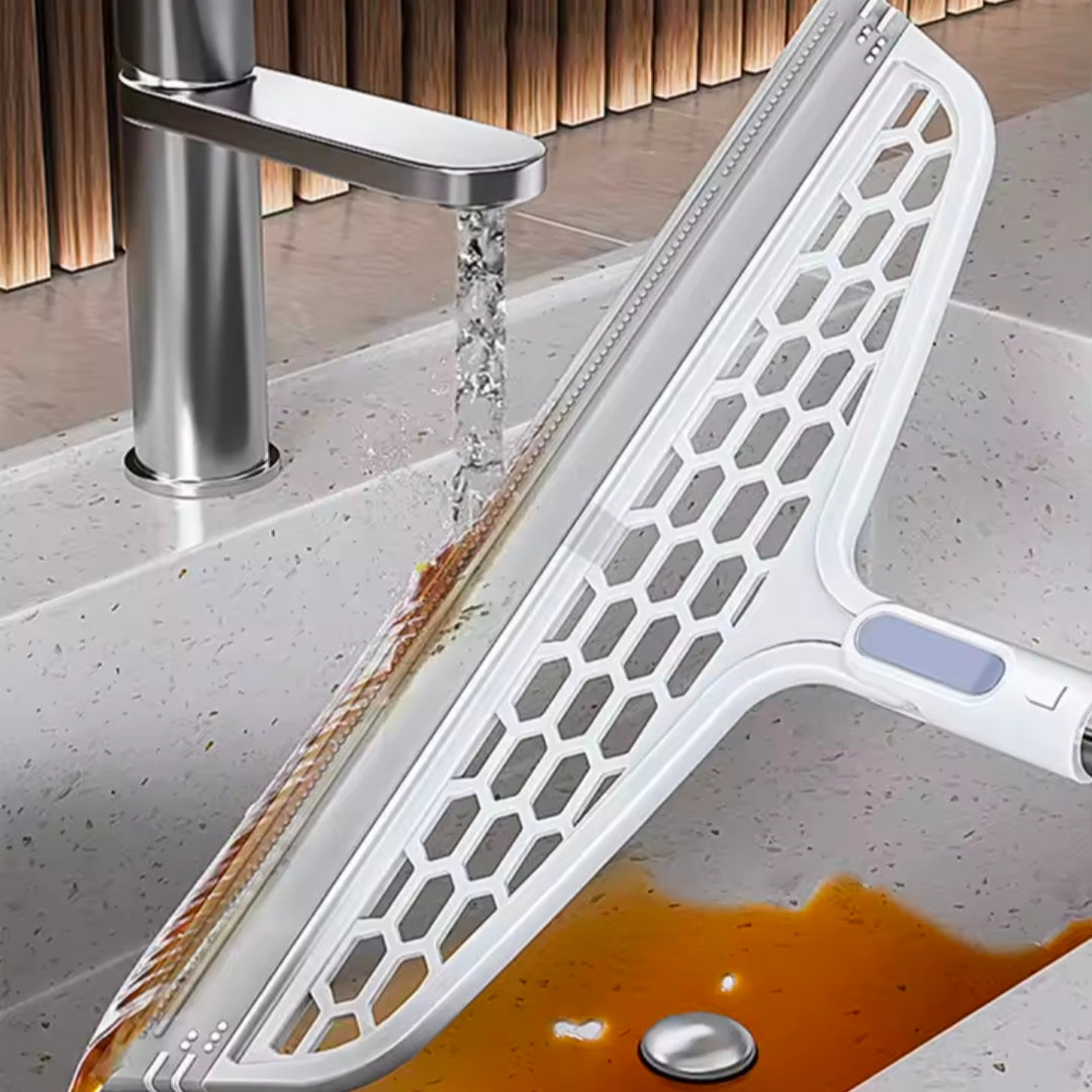 Silicone Scraper Broom Magic Wiper High Place Glass Wiper Floor Mop Household Splicing Cleaning Broom Bathroom Sweeping Water