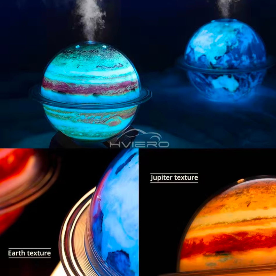 Galaxy Projection Humidifier with Colorful Night Light USB Large Spray Aroma Diffuser for Home Office Bedroom