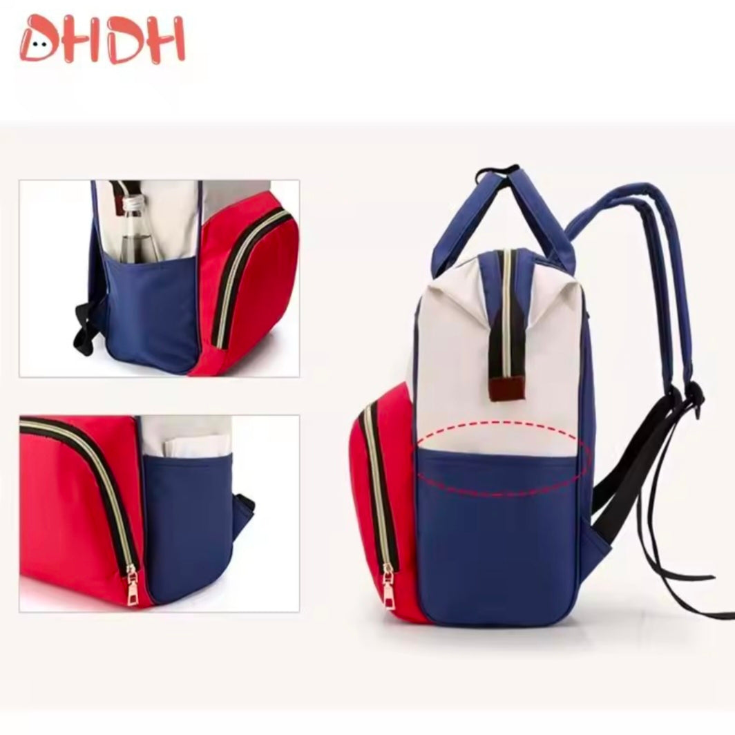 DHDH Diaper Bag Mummy Backpack Large Capacity Bag Mom Baby Multi-function Waterproof Outdoor Travel Diaper Bags For Baby Care