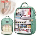 DHDH Diaper Bag Mummy Backpack Large Capacity Bag Mom Baby Multi-function Waterproof Outdoor Travel Diaper Bags For Baby Care