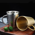 300ml Multifunction Coffee Mug Metal Drinking Cup Creative Design for Tea Milk Soup Breakfast Hot Drinks Water Cup Container