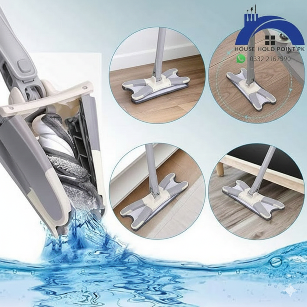 X-type Flat Floor Mop