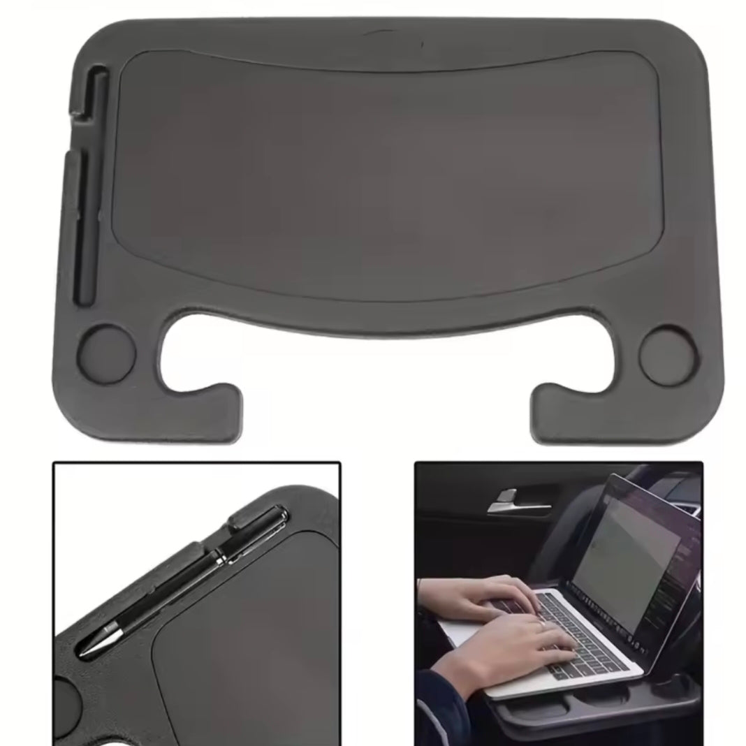 1pc Multifunctional Car Steering Wheel Tray Table Steering Wheel Storage Rack Storage Board Card Table Car mounted dining tray