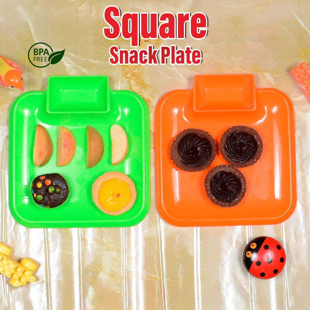 Square Snack Plate (Pack of 2)