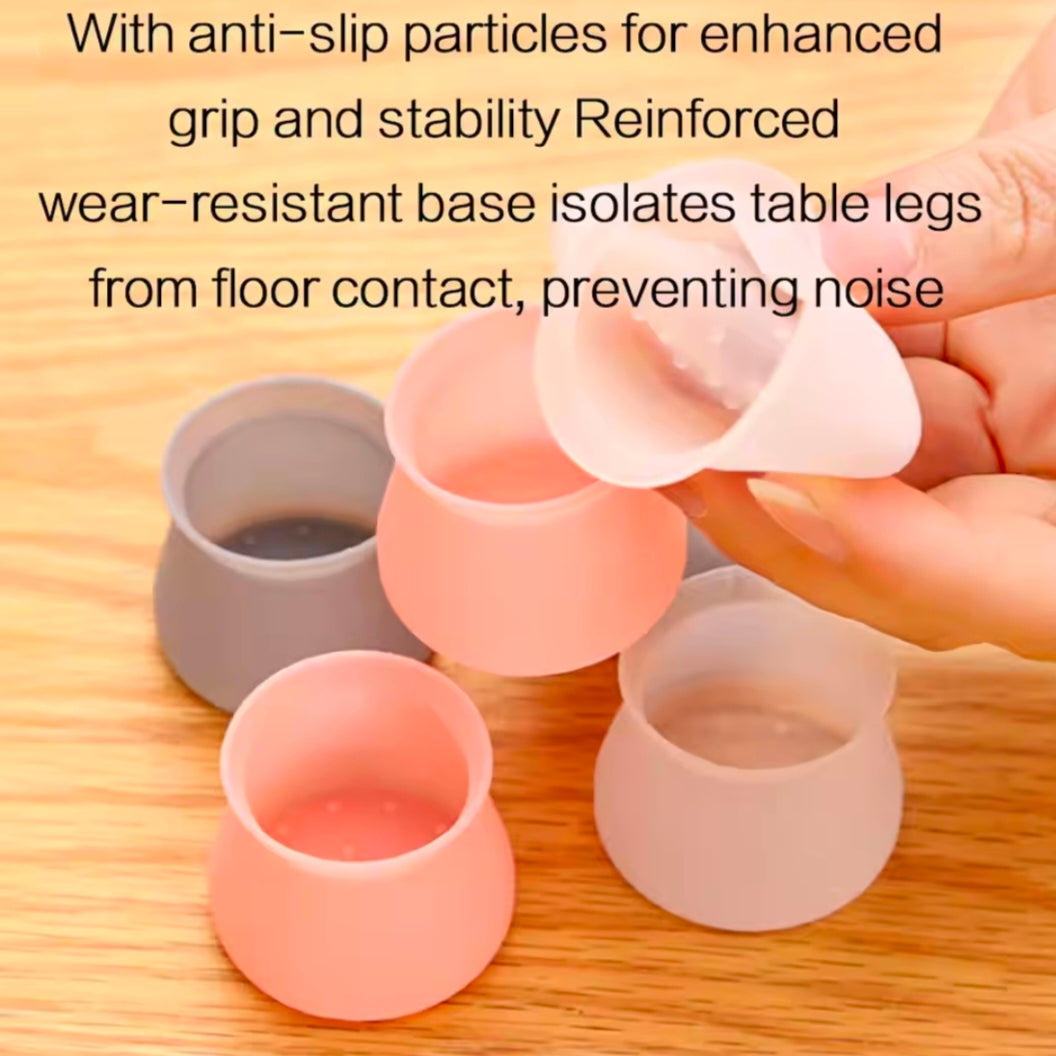 Table Chair Leg Silicone Cap Pad Non-slip Furniture Floor Protector Foot Cover Bottom Pads