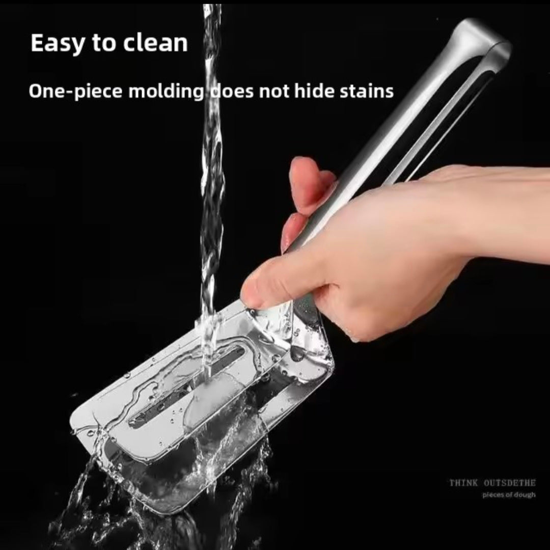 Stainless Steel Fish and Meat Tongs Multi-Functional for Grilling Frying Pancakes and Bread With Non-Sip Hand