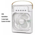 3 In 1 New Fan Alr Conditioner Household Small Air Cooler LED Night Light Portable Humidifier Air Adjustment Fan Office Home Fan