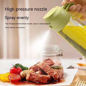 Versatile Kitchen Oil Bottle Dispenser - Spraying and Pouring